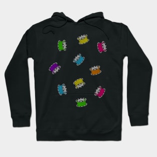 colorful bobbins Hoodie